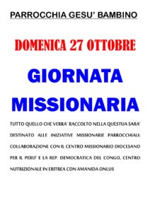 GIORNATA.MISSIONARIA